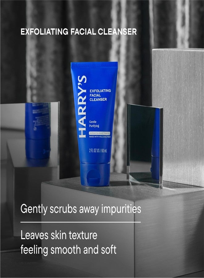 هاري مجموعة هدايا هاري المحدودة الإصدار للعطلات للرجال، أساسيات العناية بالبشرة للرجال (غسول مقشر للوجه 2 أونصة، لوشن يومي للوجه مع عامل حماية من الشمس 15، لوشن مرطب ليلي) - Image 3